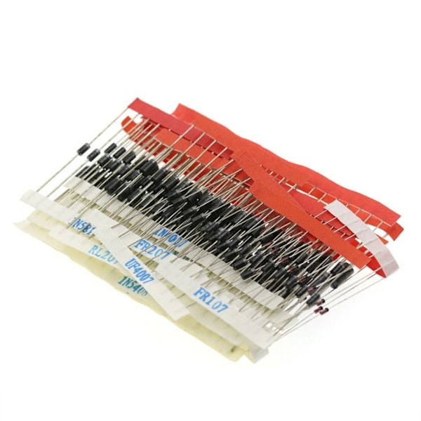 200 stk diode assortert sett aksiale dioder sett Zener dioder sett