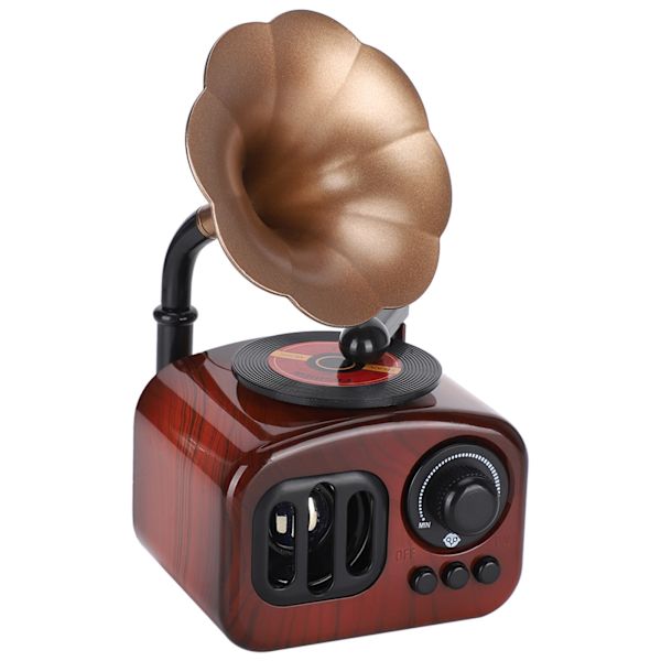 Retro Musikbox Grammofonsformad Present Innovativ Hemskrivbordets Dekoration Musikalisk Present
