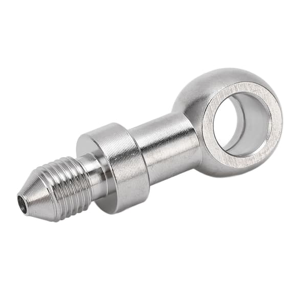 3/8 tums banjo koppling 10 mm innerdiameter rostfritt stål bromsslang adapter läckagesäker för M10 banjo bult{hw}