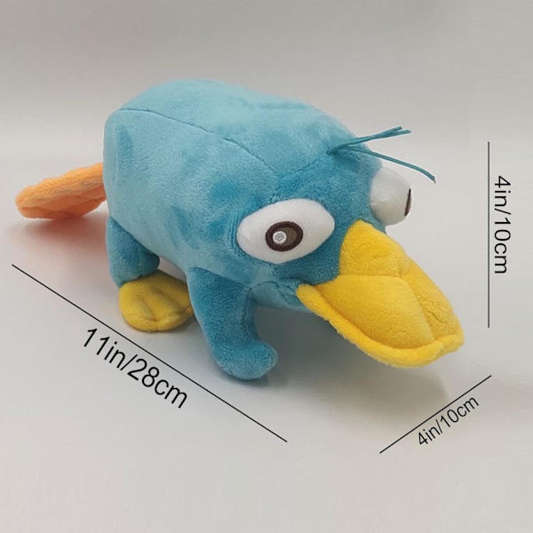 Platypus-pehmolelu, eläinpiirretty ankka Platypus-hahmo pehmeä nukke lapsille