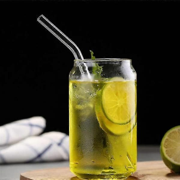 4-pack glasformad modevattenmjölkjuice enkel juicekopp ölglas shakeglas dessertkopp colamugg, 400ML{BT}