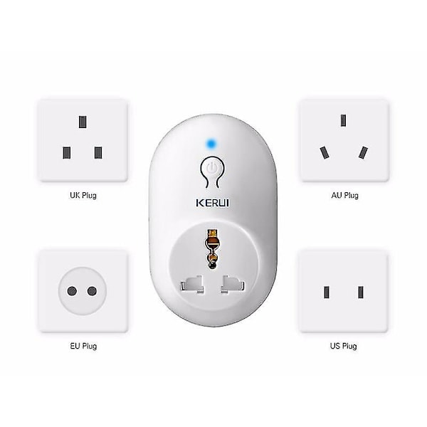 S71 Trådlös Standard Smart Switch Socket för Kerui Larmsystem