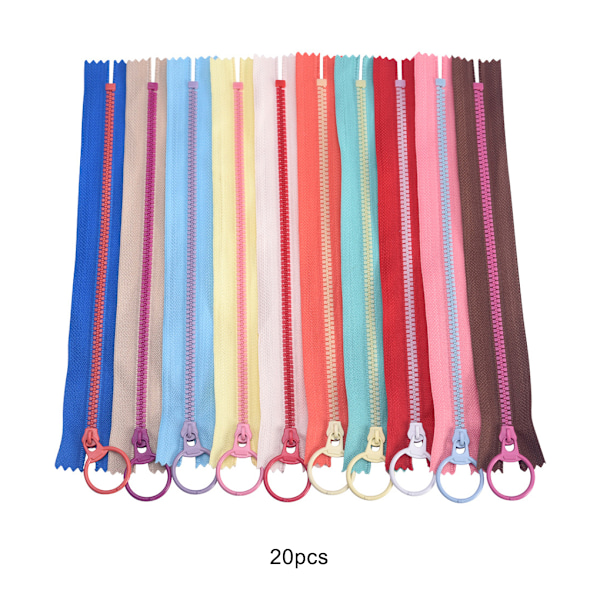 1/3/5 Resin Glidelåser med Metalltrekkhode Holdbare og Praktiske 30cm 20 stykker 30cm 20 pieces 1 Set