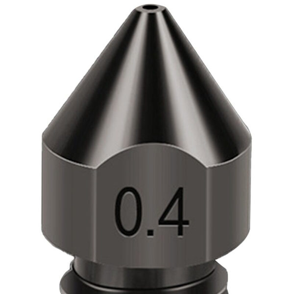 2 stk. MK8 hærdet stål dyse printhoved forbrugsvarer 1,75/0,4 mm 3D-printer ekstruder dyser til Ender3/V2/PRO