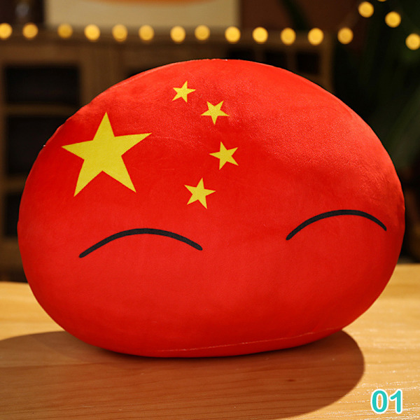 10 cm Country Ball Plyschleksak Polenboll hänge Countryb 1(China smile)