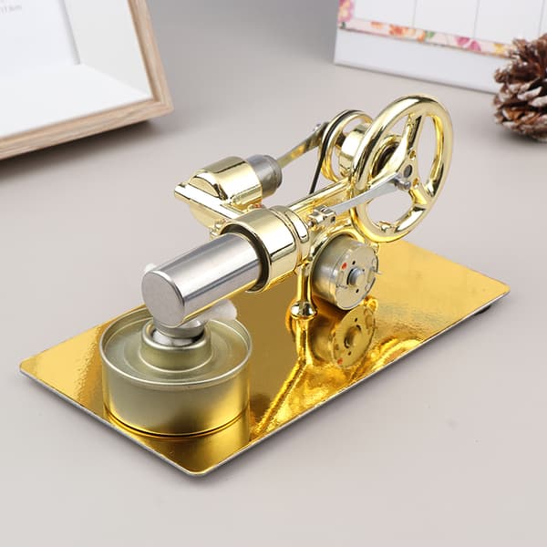 Varmluft Stirling Motor Model Fluid Dynamisk Fysik Exper