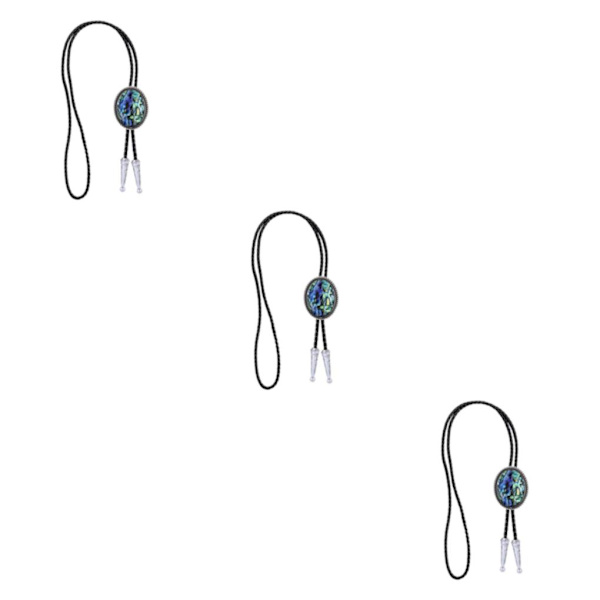 1/3 Bolo-solmio Naiset Miehet Western Cowboy PU-solmio Halloween 3PCS