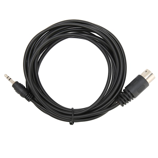7-polet DIN han til DC 3,5 mm han-kabel udskiftning stereo MIDI DIN 7-polet til 3,5 mm lyd- og videokabel 9,8 fod