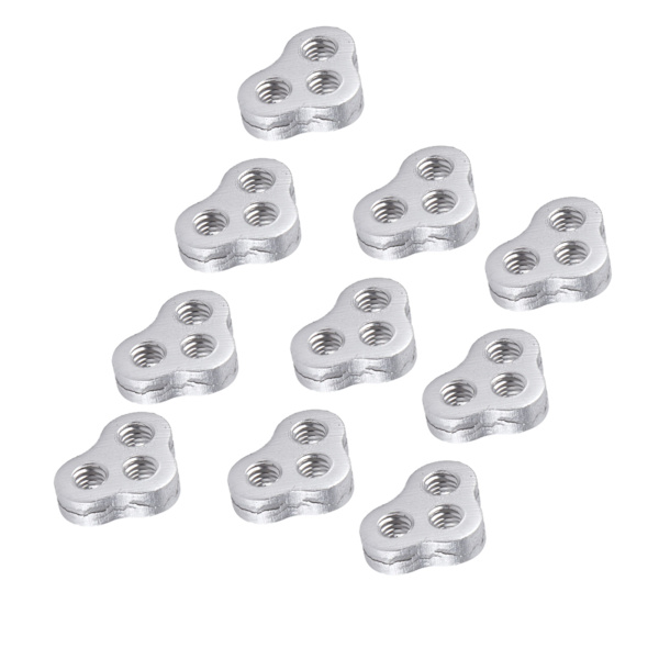 10 stk. Offset Mounts Luminumlegering 3-huls stabilisator Offset Mount til robotter Specifik installation
