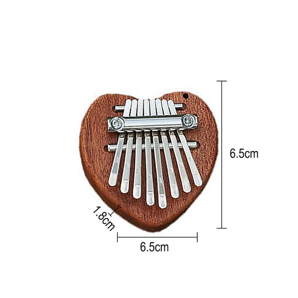 Key Mini Kalimba Utsøkt Finger Thumb Piano Marimba Musical