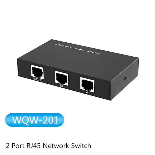 1000 Mbps 2-i-1 To-vejs Ethernet-adapter RJ45 Splitter La in 1