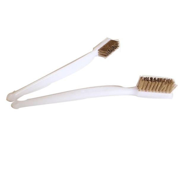 3D printer accessories, copper wire cleaning toothbrush, cleaning brush and rust removal brush, 2 pcs.