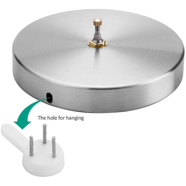 Stora klockvisare och mekanism, modern svart lång hand väggklocka Silver