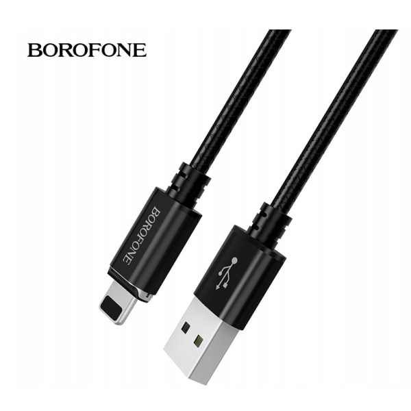 BU1 magneettinen USB-kaapeli iPhonelle, musta black