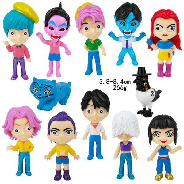 Demon Slayer K-Pop -hahmo | Anime-mallikeräilylelu Demon Hunter Set E (12 models)