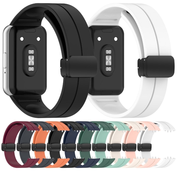 Snygg klockarmband med elastiskt färgglatt klockarmband Magnetiskt stängningsband för fit 3 Green 0.03