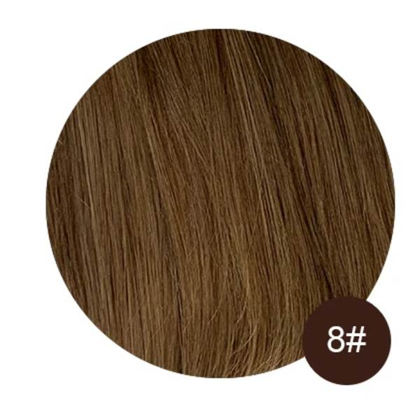 Aito ihmishiusten pidennykset, suora, eurooppalainen Remy-hius, 100g, kiharaa aitoa ihmishiusta 8 8 16Inches
