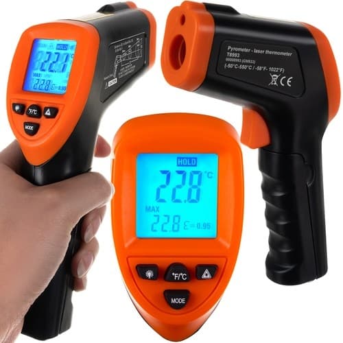 IR-termometer - Infrarød