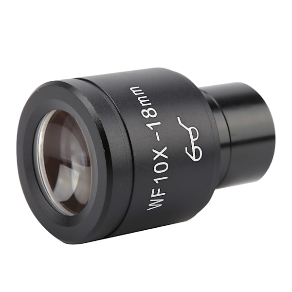 WF10X/18mm Biologiskt Mikroskop Vidvinkel Högt Ögonpunkt Okularlins