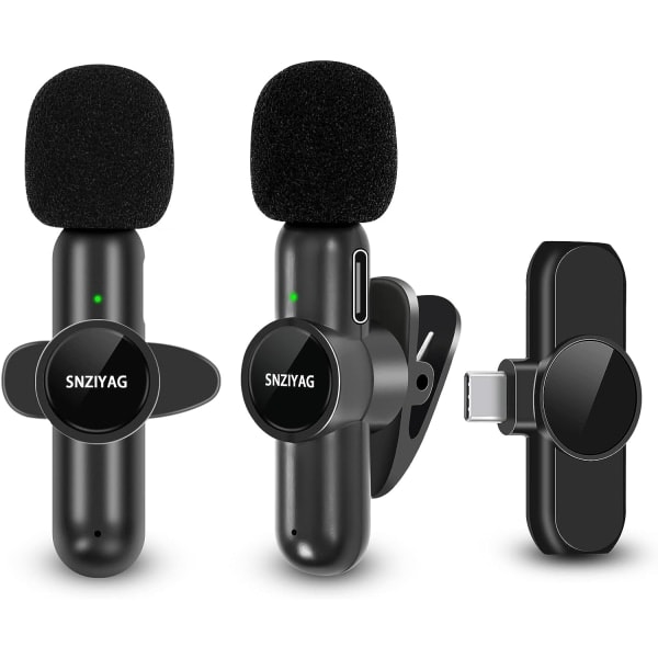 Trådløs lavaliermikrofon for Android-telefon, Plug-Play CDQ