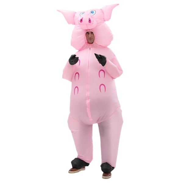 Oppustelige Kostumer Julscene Kostumer Halloween Kostumer Oppustelig Gris Børnestørrelse inflatable pig Children's size