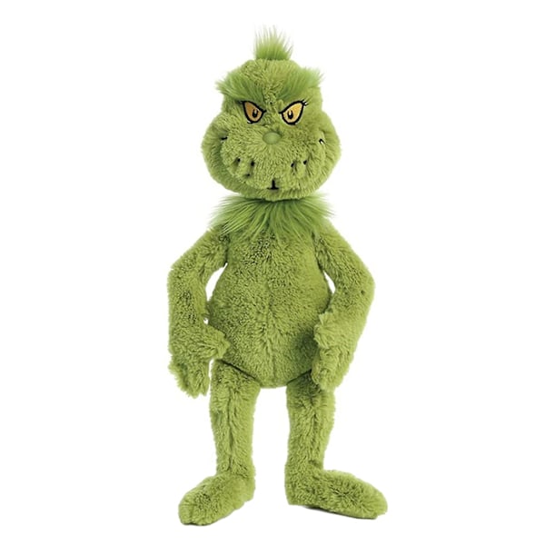 Julgrinch-docka Bygg en björn Hur Grinchen stal julen Plyschdocka Leksak 15,7 tum/40 cm Green