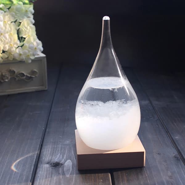 Stormglass Dråpe - Barometer - Globus stormvarsel(bt)