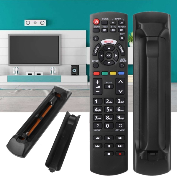 Fjernkontroll erstatning for Panasonic Netflix-knapper for Smart TV TV-kontroller Hjemmekino System Accesso
