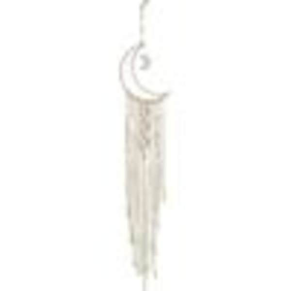 Bohemisk chic macramé väggbonad gobeläng måne stjärna drömfångare väggdekor boho vävd stickad gobeläng heminredning