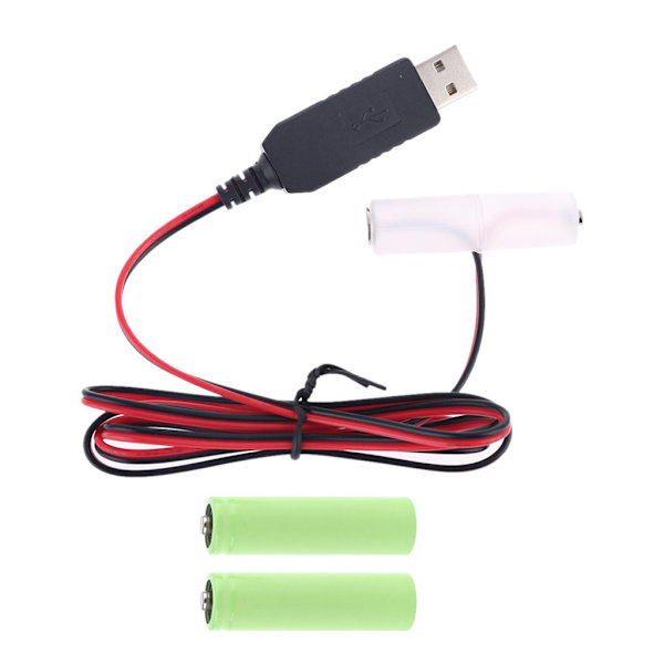 LR6 AA Batteri Eliminator USB Strøm 1.5V AA Batteri til Radio Elektrisk Legetøj Ur LED Strip Lys Lommeregner