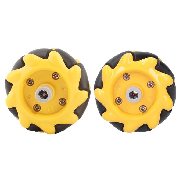 Mecanum hjul Smart Robot bildele tilbehør OmniDirectional DIY legetøj komponenter 48mm (1 par)
