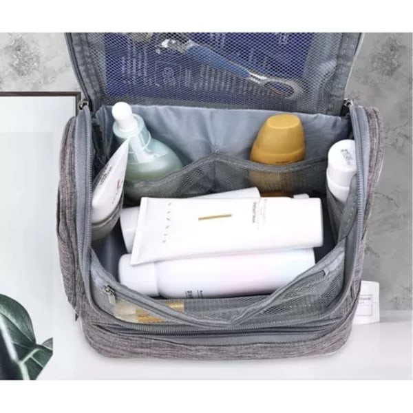 Sminkepose / Necessær / Toilettaske - Makeup Bag Grey grå