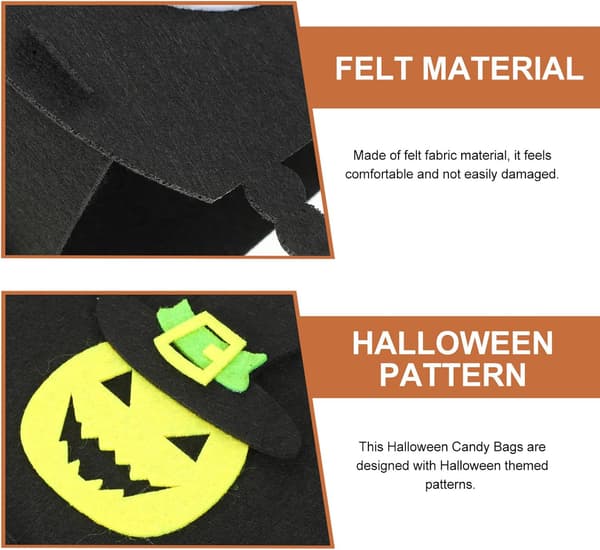 Halloween Godispåsar Nyhet Fladdermus Handväskor för Temafester och Insamlingar