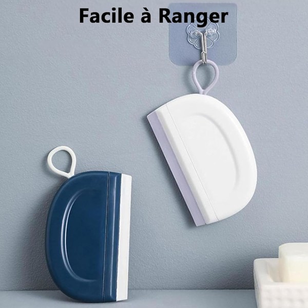 2 stk Mini Glas Razor, Mini Bruse Razor, Små Razor til Brusebad, Glasrenser til Brusebad, Multifunktionel Brusebad
