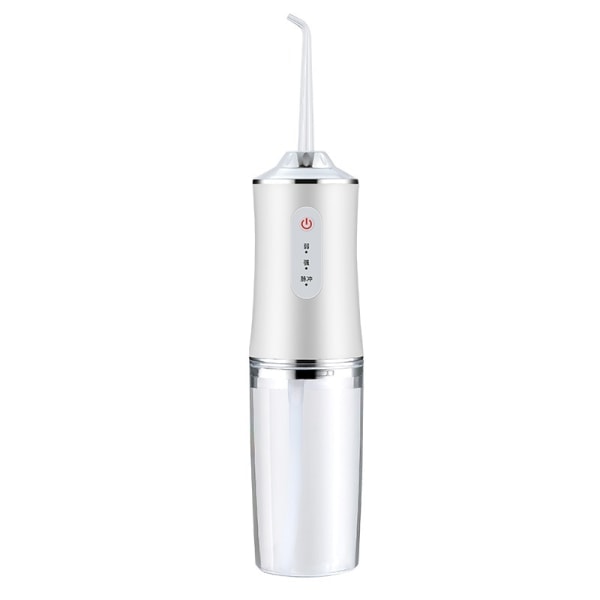 Oral irrigator USB uppladdningsbar vattentråd, bärbar tandvattenstråle 220 ml vattentank, tandrengöring Irrigador Bucal Ipx7