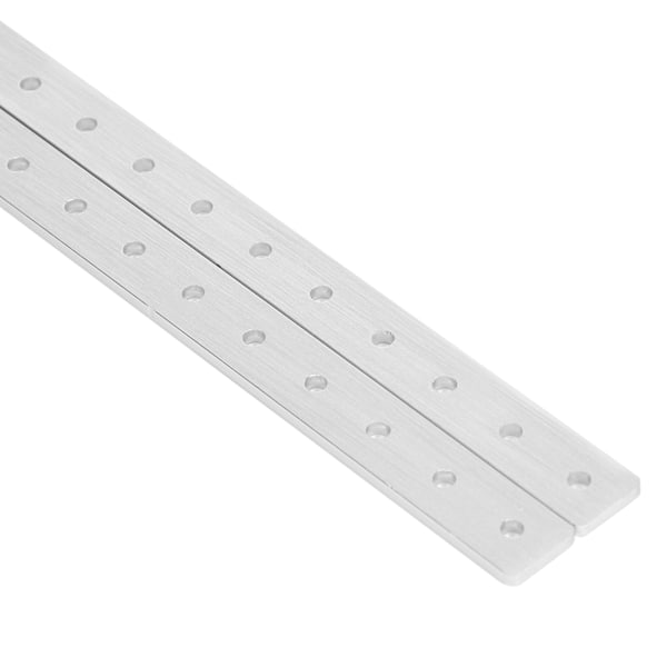 2 st 288 mm aluminiumplatta för Pitsco Tetrix Robotics reservdelar