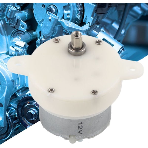 12V 10Rpm DC Miniatyrväxelmotor, Lågvarvig Elmotor med Terminal Mute Gear Rotation, Hög Prestanda och Hållbar