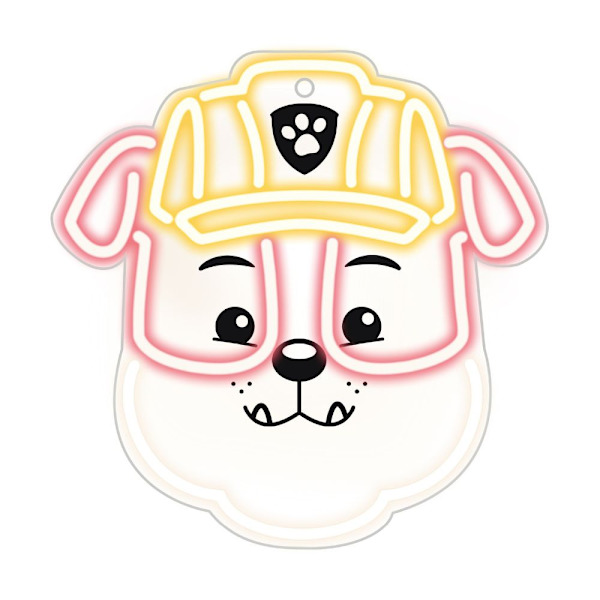 Paw Patrol LED Neonskylt - Rubble{BT}