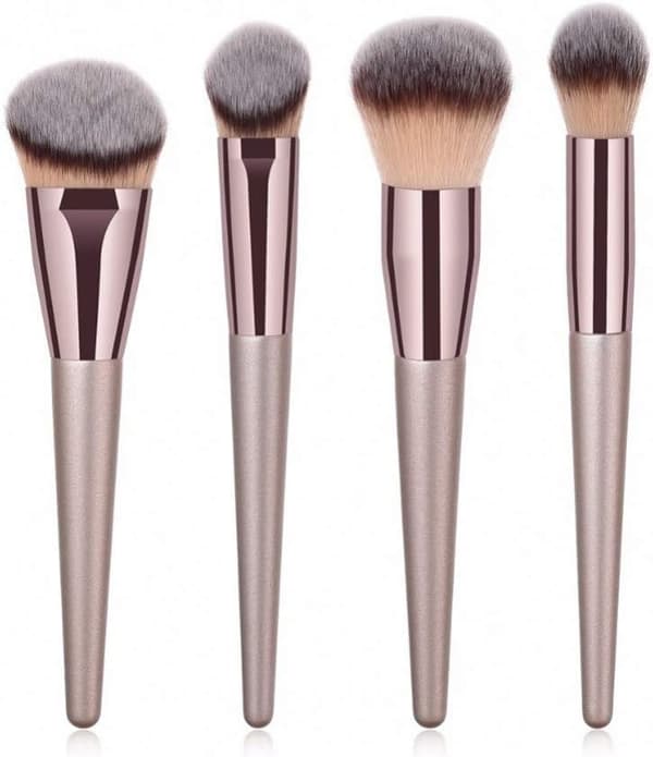 Sminkebørstesett Foundation Blush Blender Konturbørste Ansikt