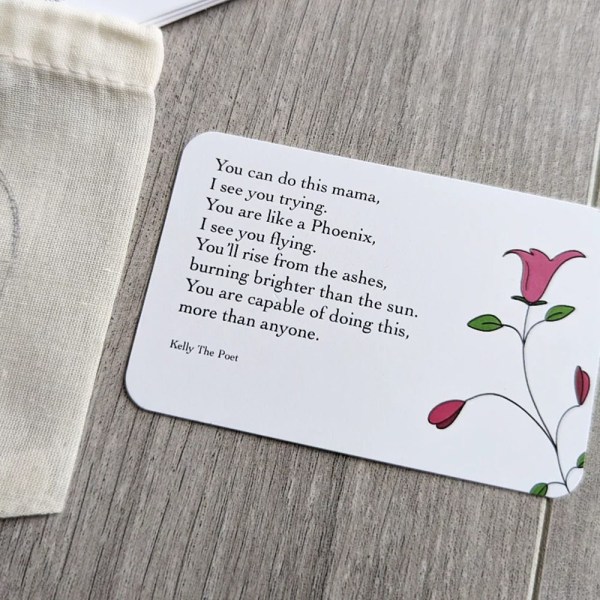 Mom Pocket Card Pack Collection of soothing words Mother's Day