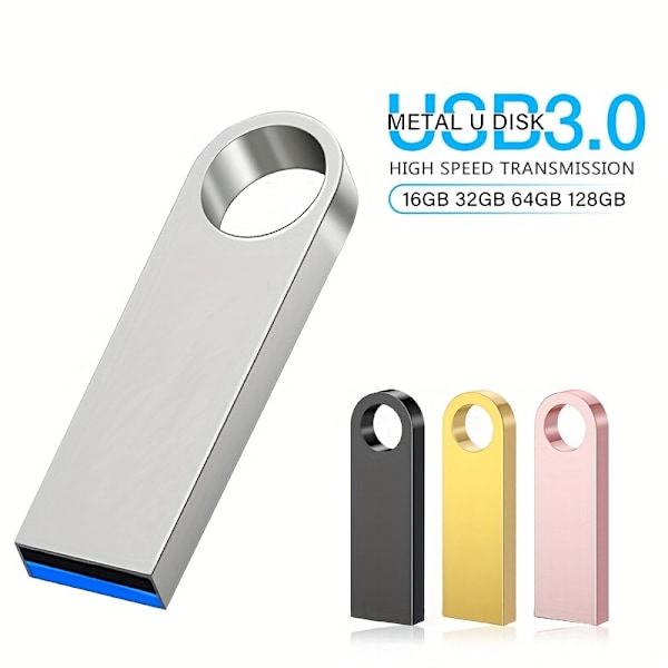 3.0 USB-minnepinne 128GB/64GB/32GB/16GB/8GB Pen Drive 128gb 64gb USB-minnepinne 32gb 16gb
