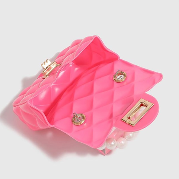 Barbie Fashion Chain Axelväskor Pärlhandväska Hörlursfodral Black