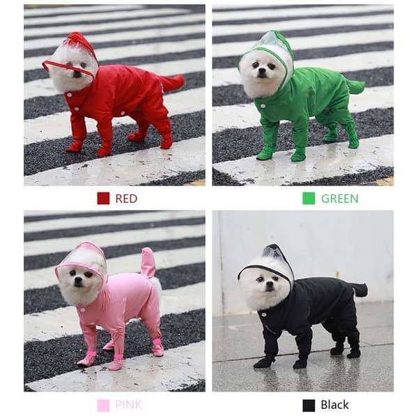 Regnfrakk til Hund Hundeklær ROSA S Rosa Pink S