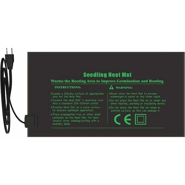 220v Heating Mat for Seedlings, Reptiles, Plants, Electronic Heating Mat, Heating Plate, Terrarium, Hydroponic Heating Pad (bt)
