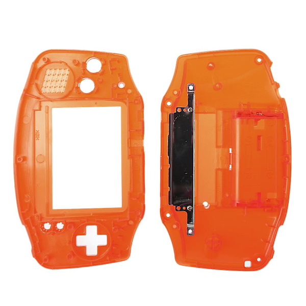 Transparent Komplett Set för Skal Fodral Ram Reparationsdelar Kit för GameBoy Advance f [qb] transparent orange