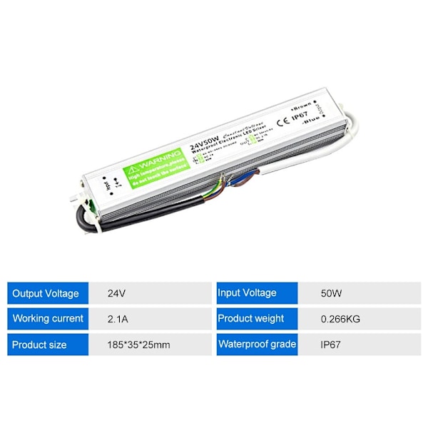 LED-transformator LED-drivruttransformator 24V50W 24V50W 24V50W 24V50W