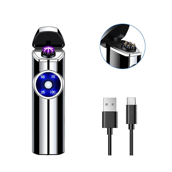 1 digital display utomhusverktyg med ljusstark LED-laddningsbart batteri