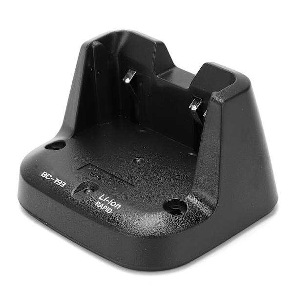 Walkie-Talkie laddare strömadapter laddningsdocka för ICOM ICF4008 F3008 ICU80E V80E 110-240V(EU-kontakt )