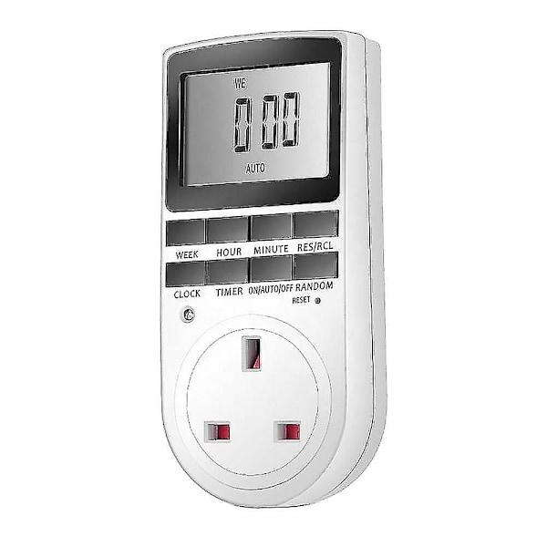 Smartuttag med stor LCD-display för hemmet - Spara energi på elektronikprodukter