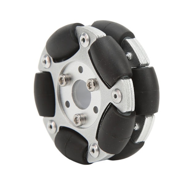 60mm Robot Omni-pyörä alumiiniseos 360 asteen pyörivä robotti Omni-pyörän vaihto päivitykseen